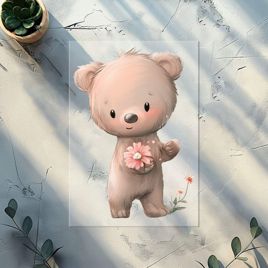 Bügelbilder für Textilien "kleiner Bären Junge"