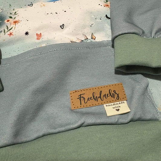 Raglan Sweatshirt Kinder "Drachen" – French Terry