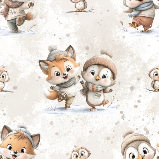 Jersey "Fuchs, Pinguin & Eule" - 0,5m