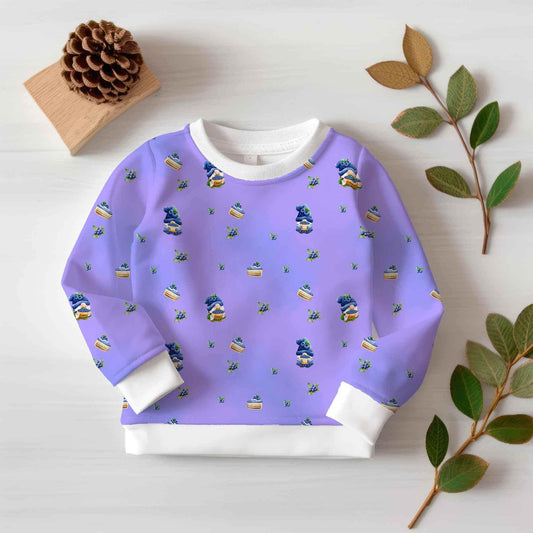 Stoffe Meterware "Berry Sweet Wichtel" - Jersey oder French Terry