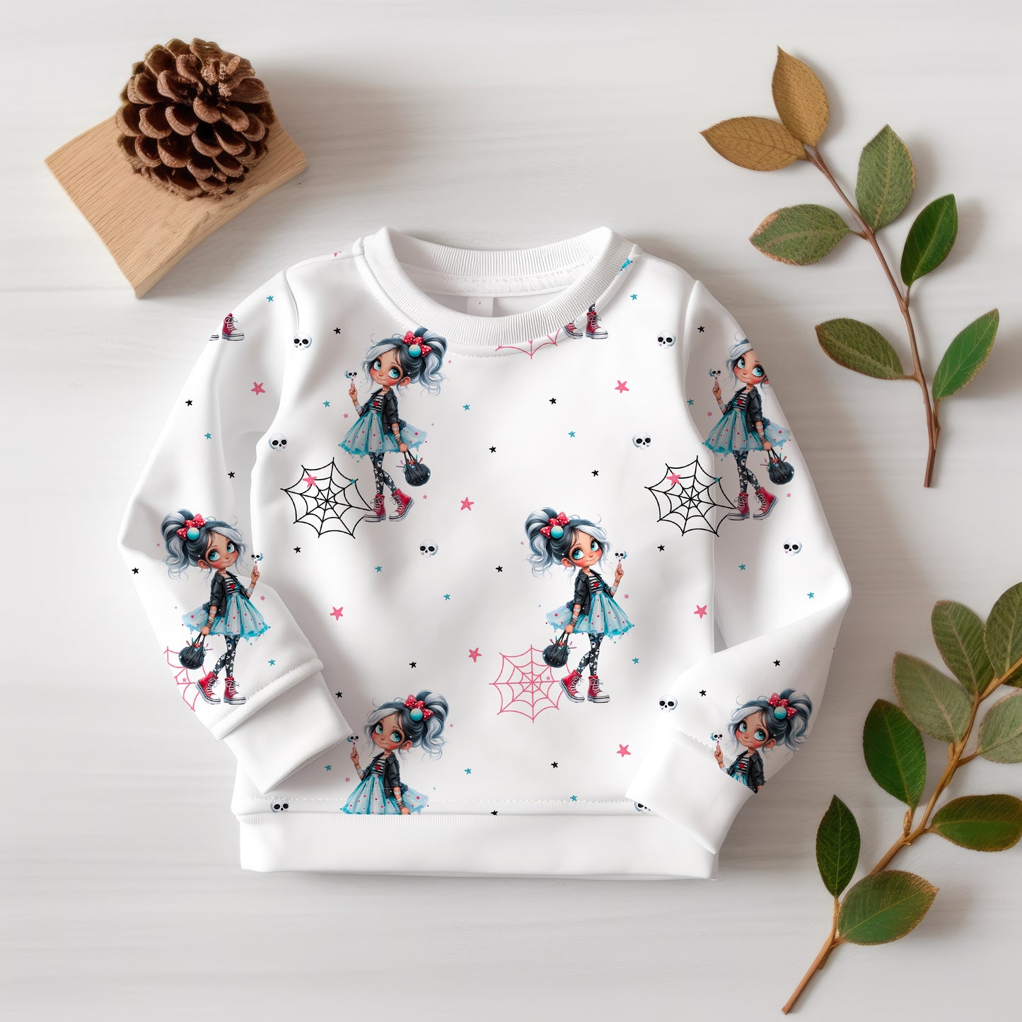 Stoffe Meterware "Rebel Girl" - Jersey oder French Terry