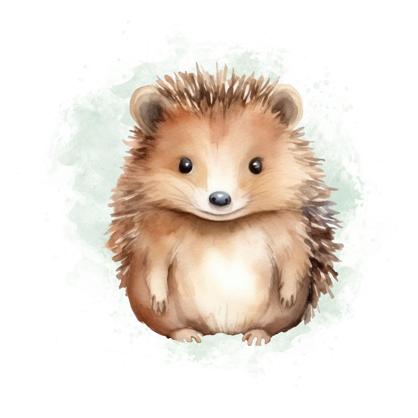 Bügelbilder für Textilien "Igel"