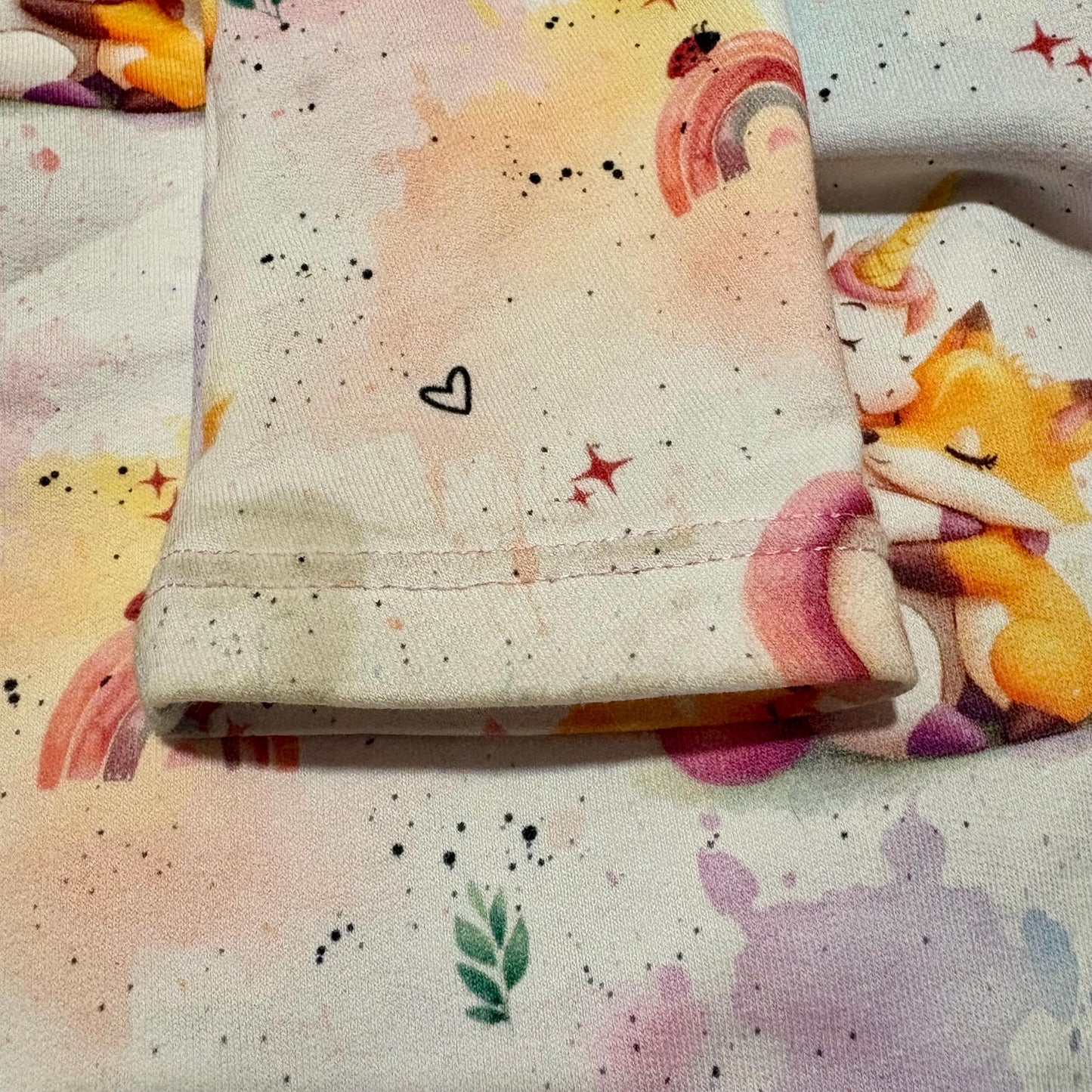Drehkleid "Einhorn & Fuchs" aus French Terry