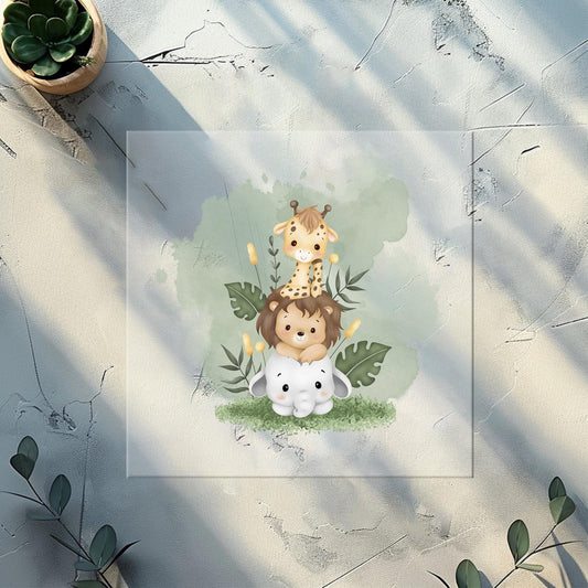 Bügelbilder für Textilien "Safari"