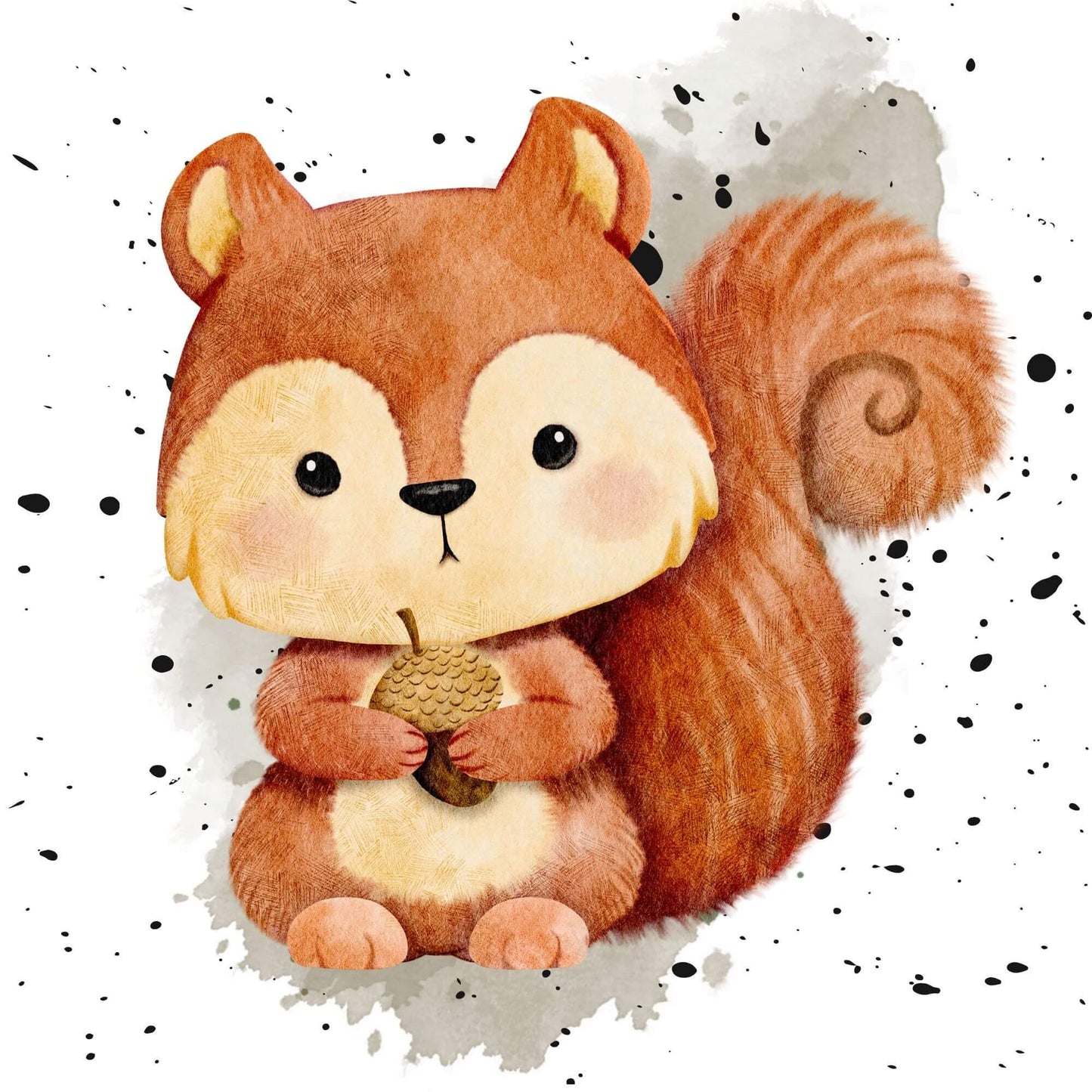 Bügelbilder für Textilien "Eichhörnchen"