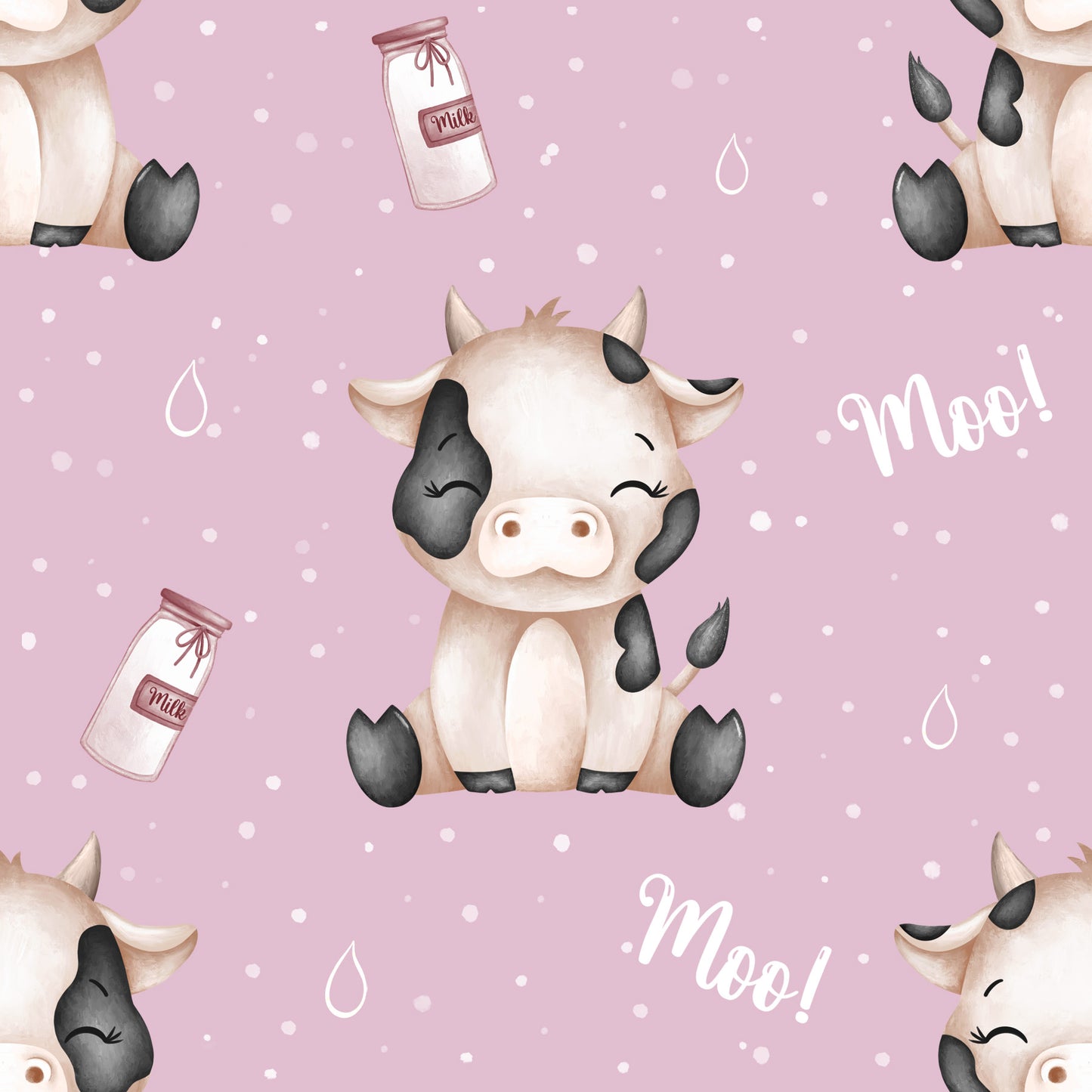 Kuhliebe | Kuh Stoff Meterware | Kinderstoff