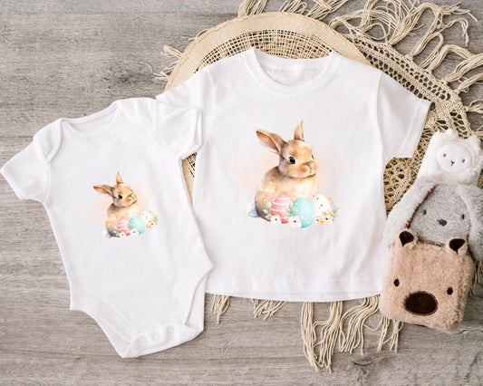 Bügelbilder für Textilien "kleines Osterhäschen"