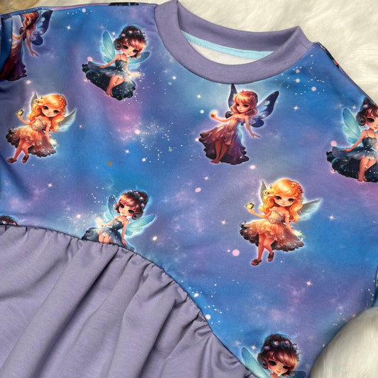 Sternenfee | Feen Stoff Meterware | Kinderstoff