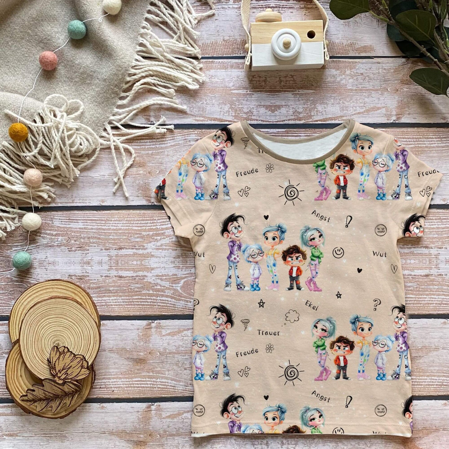 Kinderstoff „Emotionen“ aus Bio Jersey – perfekt für Baby-Outfits, Shirts und Pumphosen zum Selbernähen