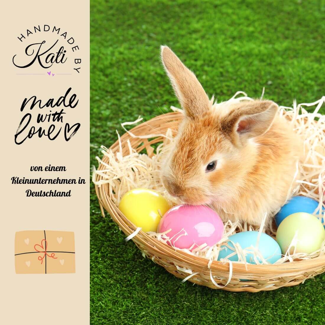 Bügelbilder für Textilien "kleiner Osterhasen"