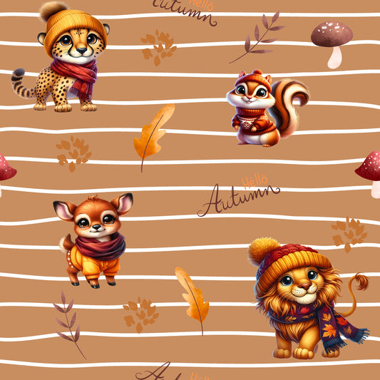 Jersey oder French Terry " Herbstfreunde"