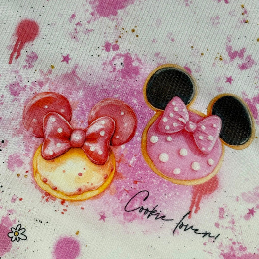 Handmade Baby Strampler "Cookie Lover" aus Rib Jersey