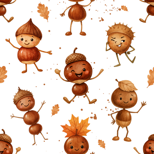 Jersey | Rib Jersey | French Terry " Kastanienmännchen"