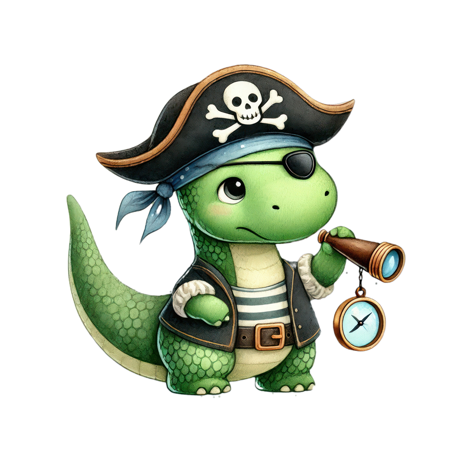 Bügelbild "Dino Piraten"