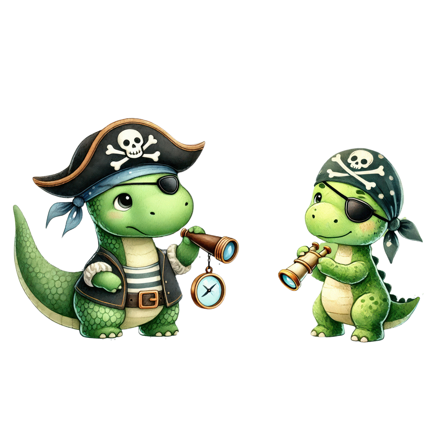Bügelbild "Dino Piraten"