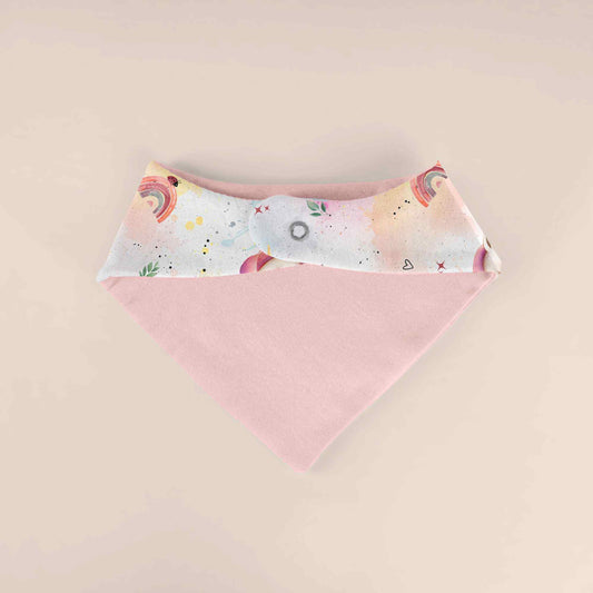 Handmade Halstuch für Baby´s "Einhorn & Fuchs" - personalisierbar