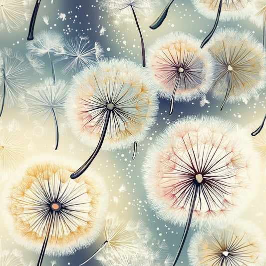 Jersey | Rib Jersey | French Terry "Pusteblume" - Stoffe Meterware