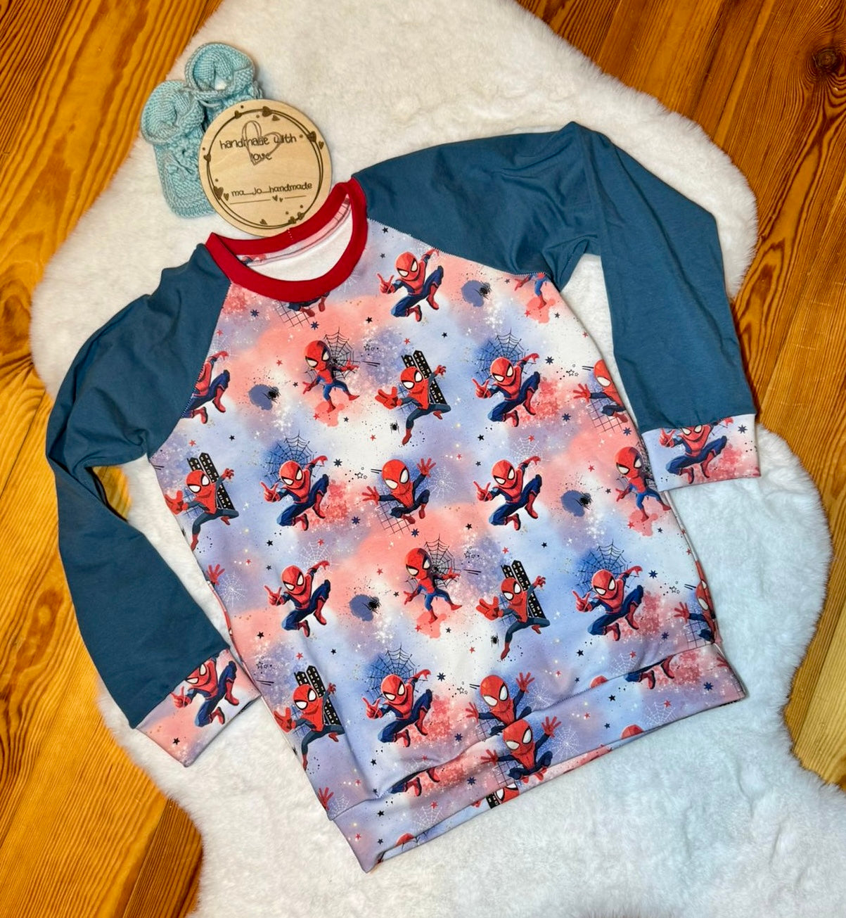 Jersey | Rib Jersey | French Terry "Spider Hero" Kinderstoff