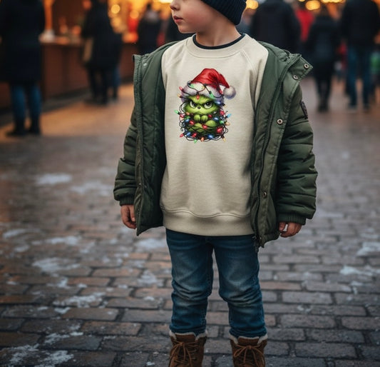 Bügelbild Weihnachten Grinch - für Textilien