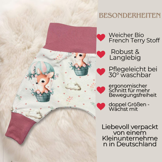 Handmade Pumphose "Reh" - altrosa