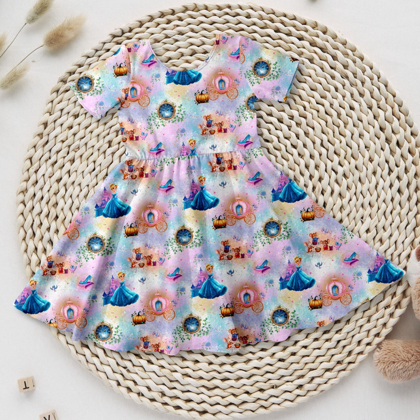 Drehkleid „Moonlight Princess" aus French Terry
