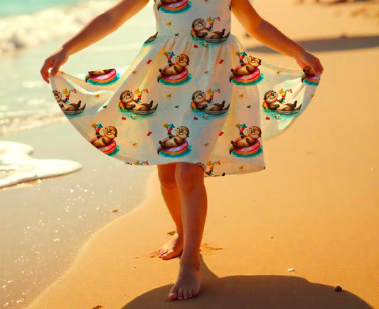 Drehkleid „Otter" aus French Terry