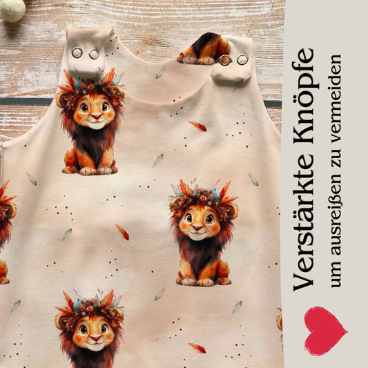 Handmade Baby Strampler "Löwe"