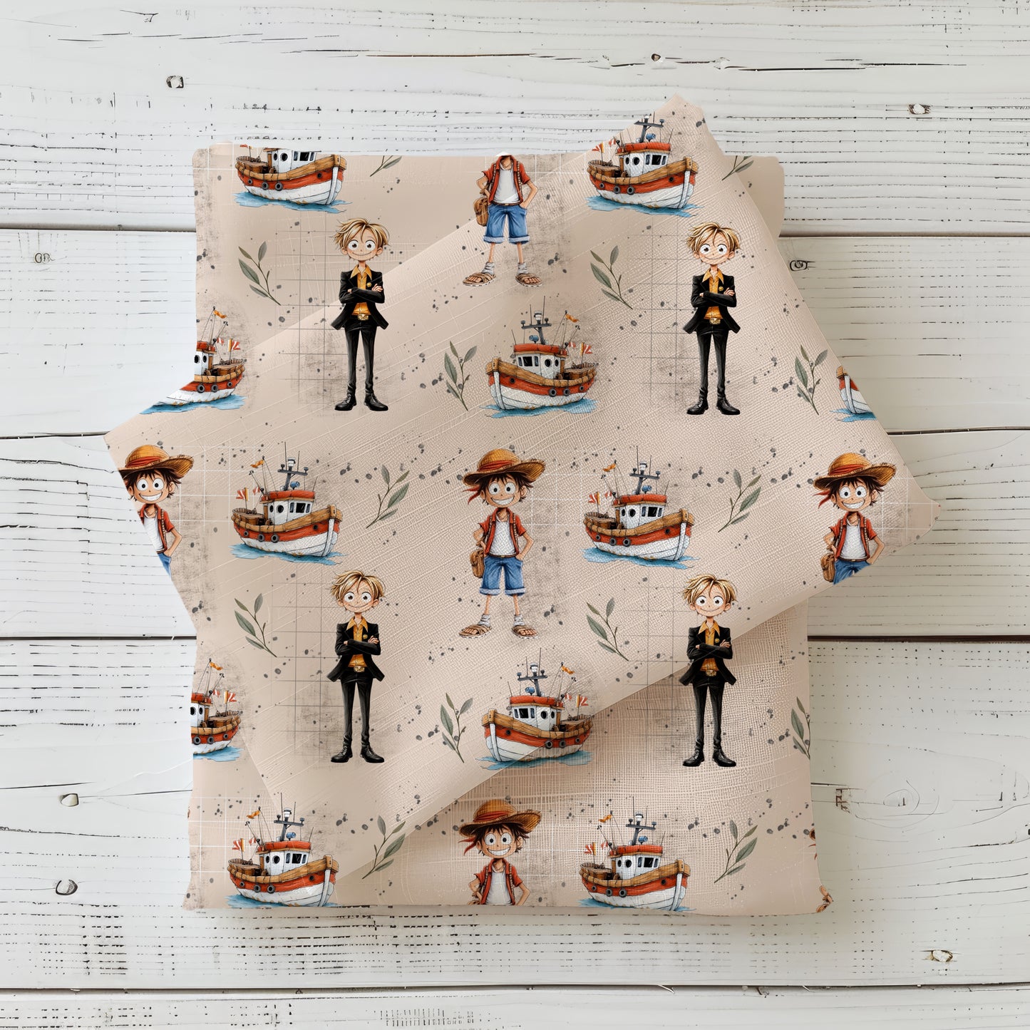 Stoffe Meterware „Abenteuer auf hoher See" - Jersey oder French Terry