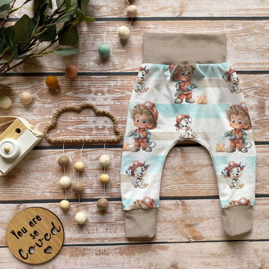 French Terry "Kleine Feuerwehrhelden" - 0,5m