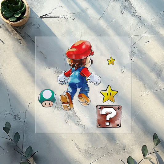 Stoffpaket 0,5m "Super Boy" - French Terry | Bündchen | Bügelbild