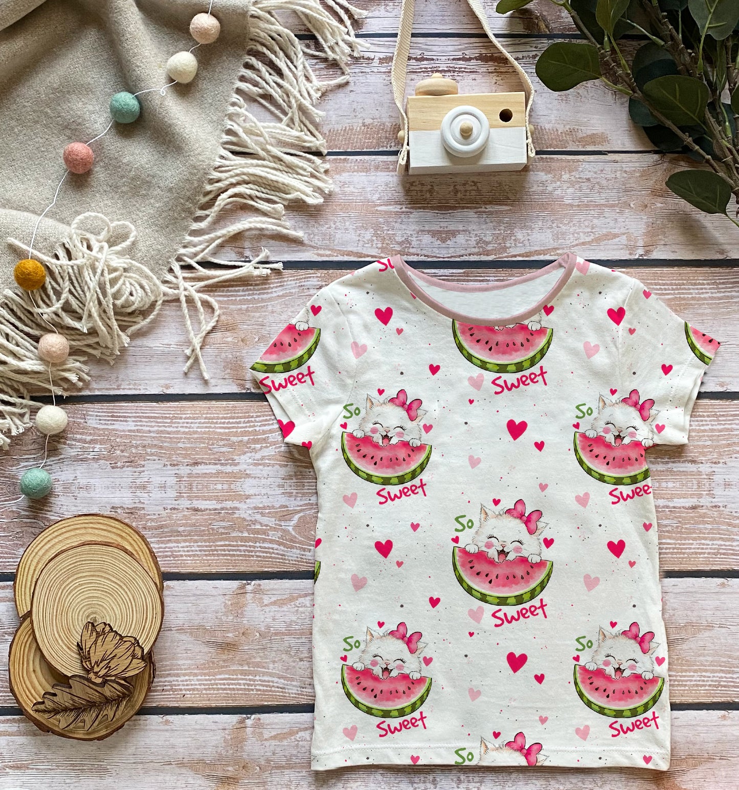 Stoffe Meterware "So Sweet " - Jersey oder French Terry