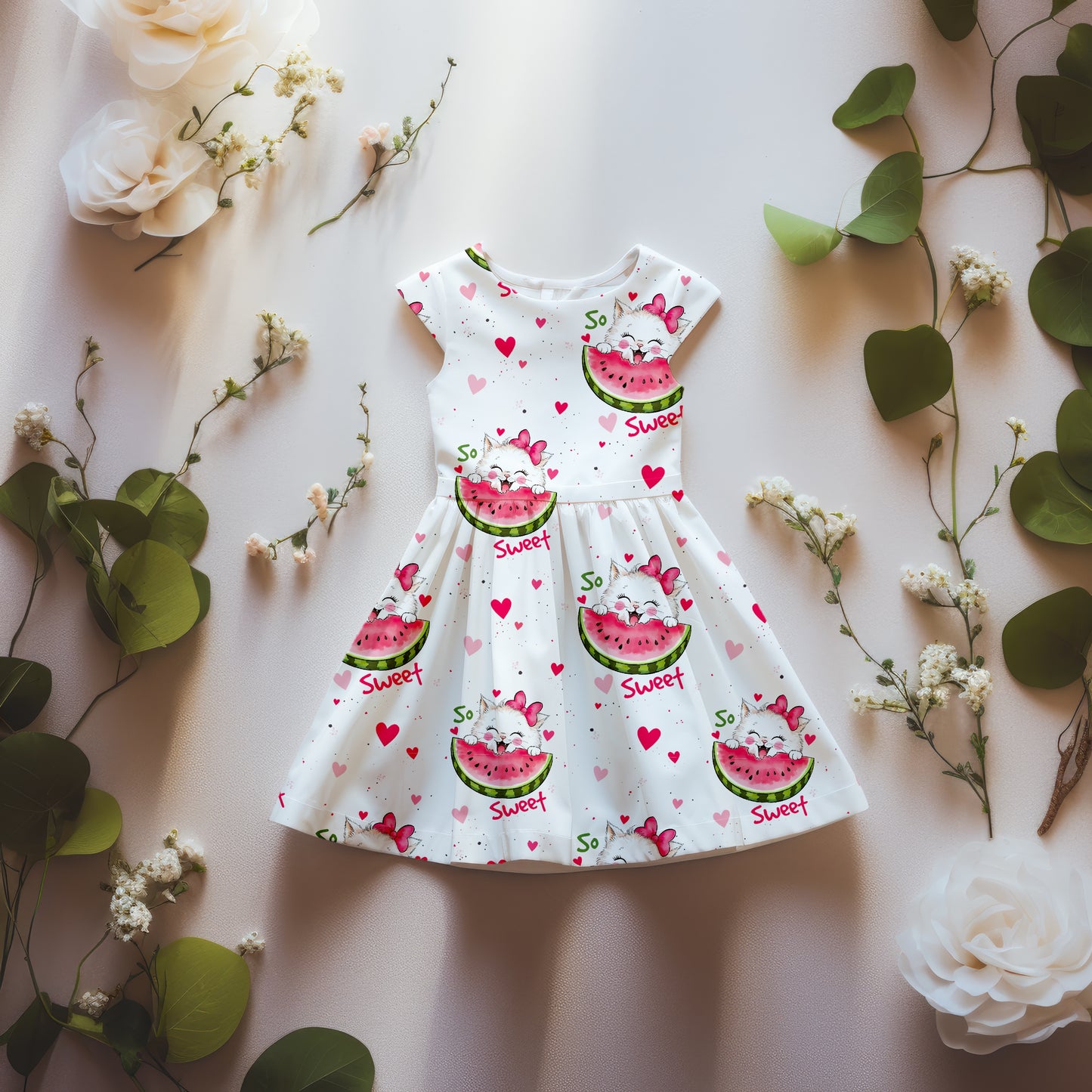 Stoffe Meterware "So Sweet " - Jersey oder French Terry