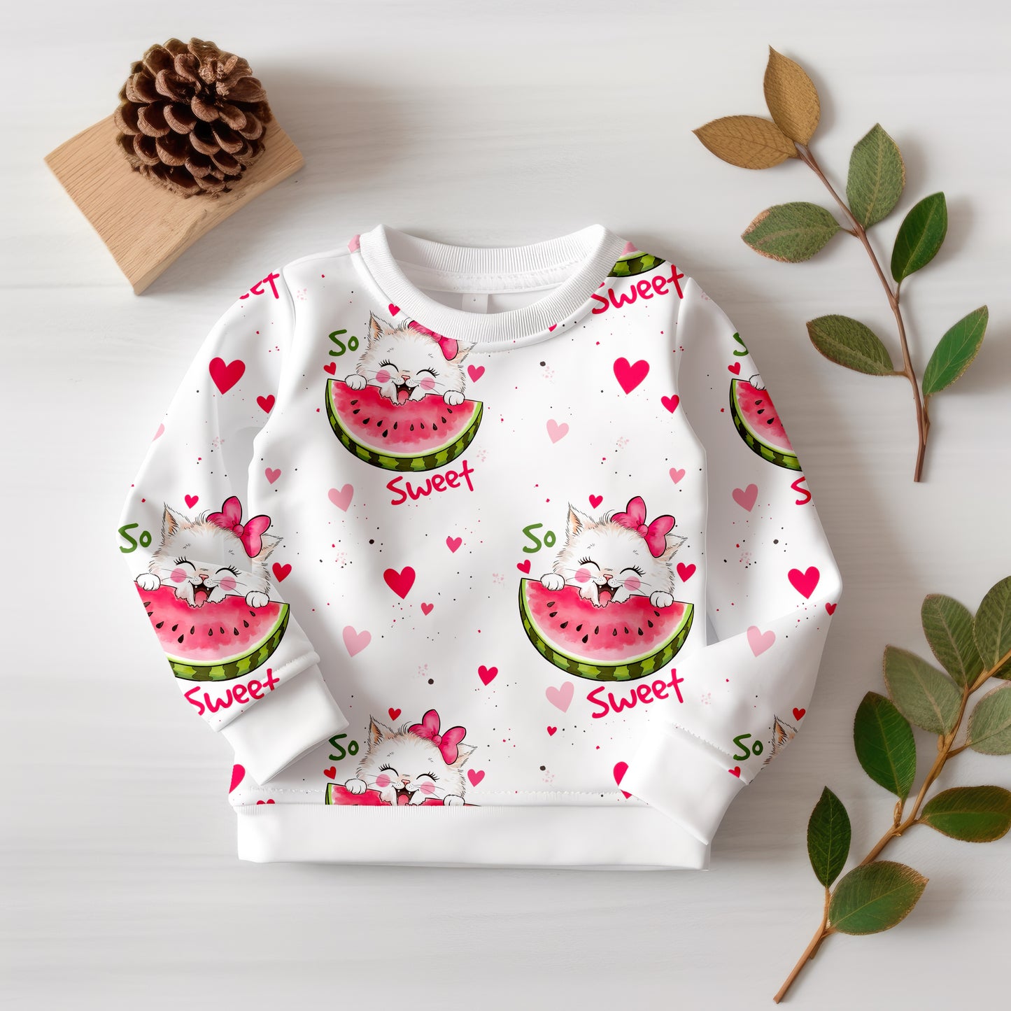 Stoffe Meterware "So Sweet " - Jersey oder French Terry