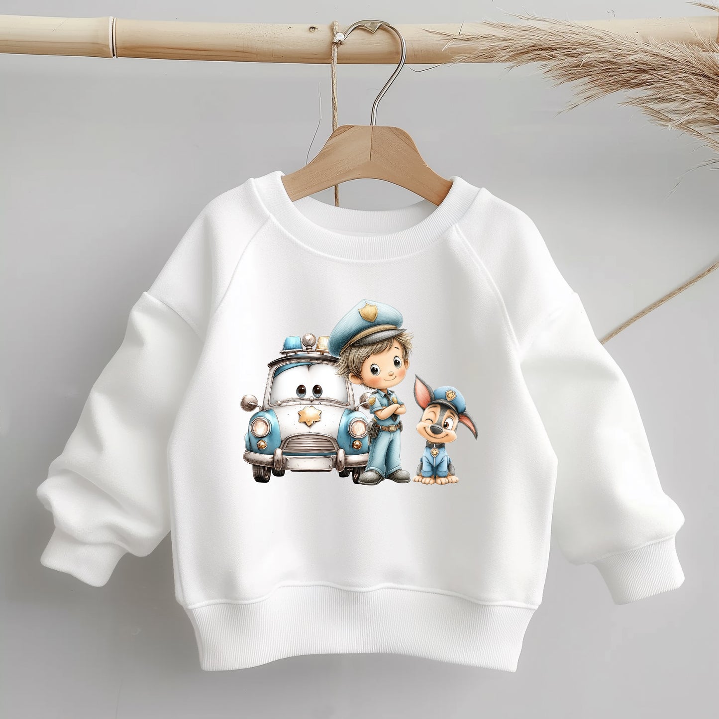 Bügelbild "Mini-Polizei im EInsatz"