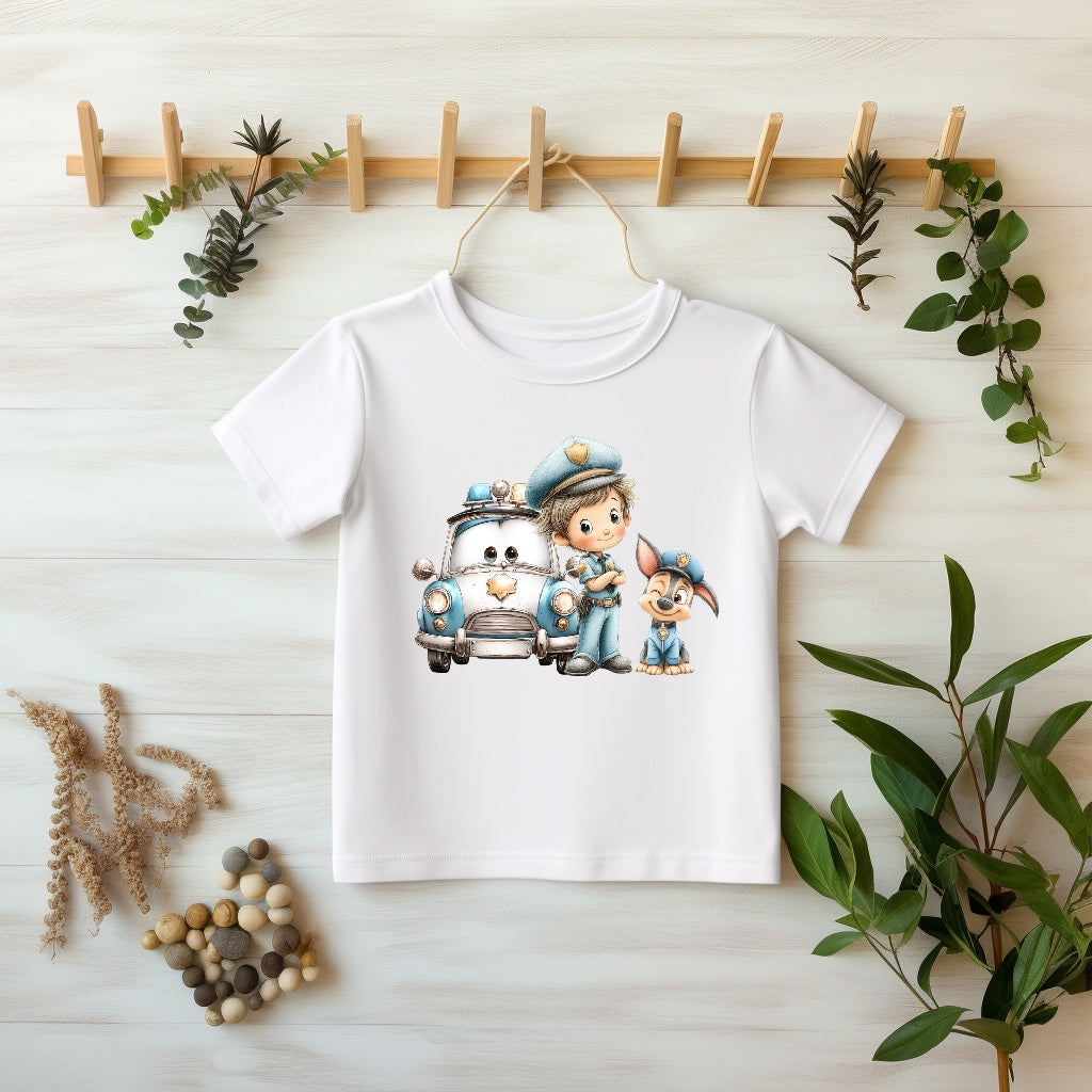 Bügelbild "Mini-Polizei im EInsatz"