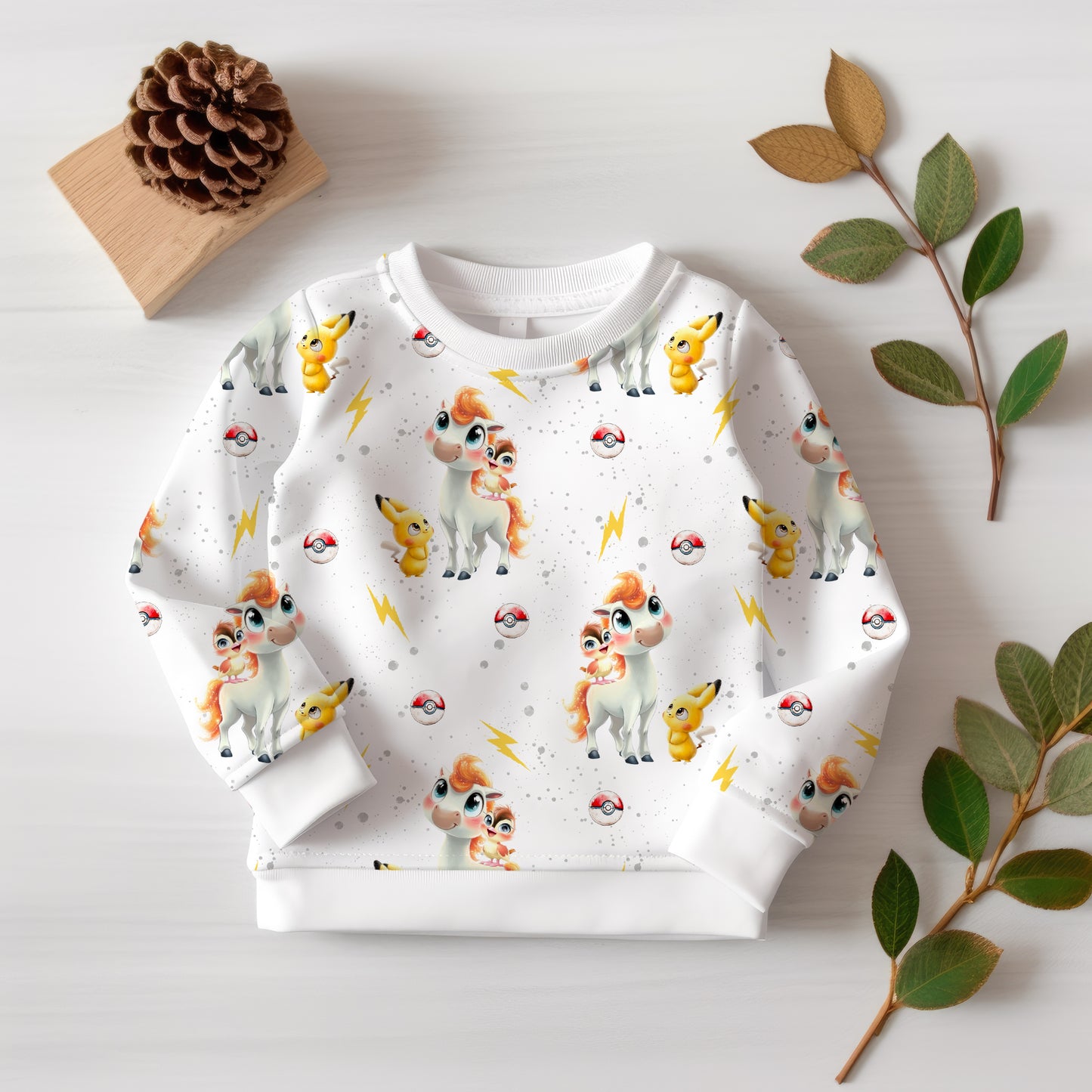 Stoffe Meterware "Sweet Lightning Squad" - Jersey oder French Terry