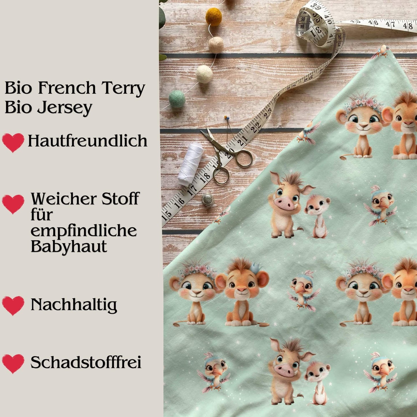 Stoffe Meterware " König der Minis" - Jersey oder French Terry