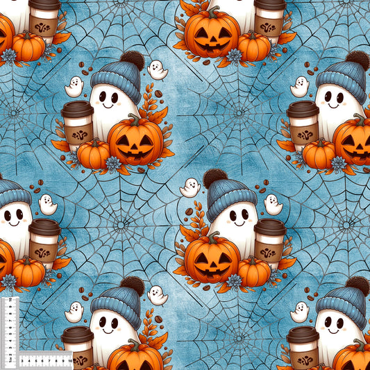 Stoffe Meterware " Spooky Autumn" - Jersey oder French Terry