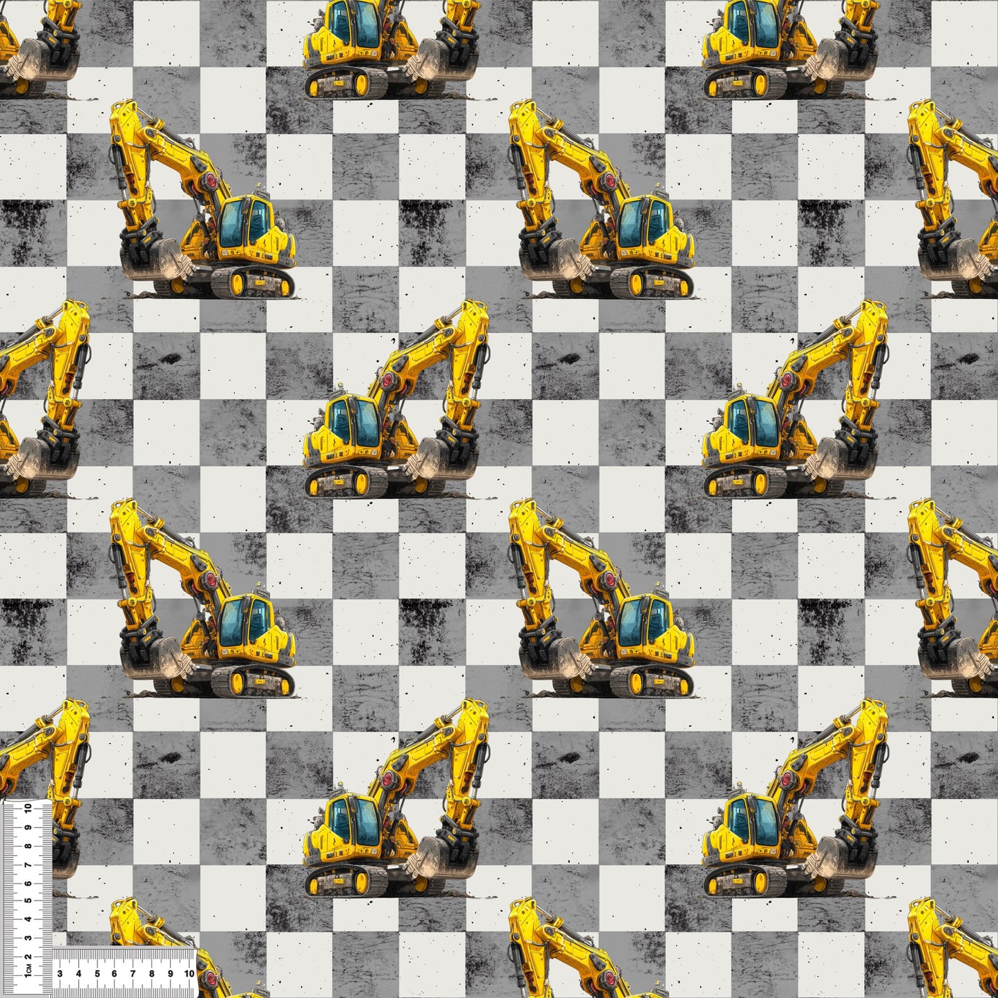 Softshell | Baumwolle| Musselin | Minky "Bagger" Karo