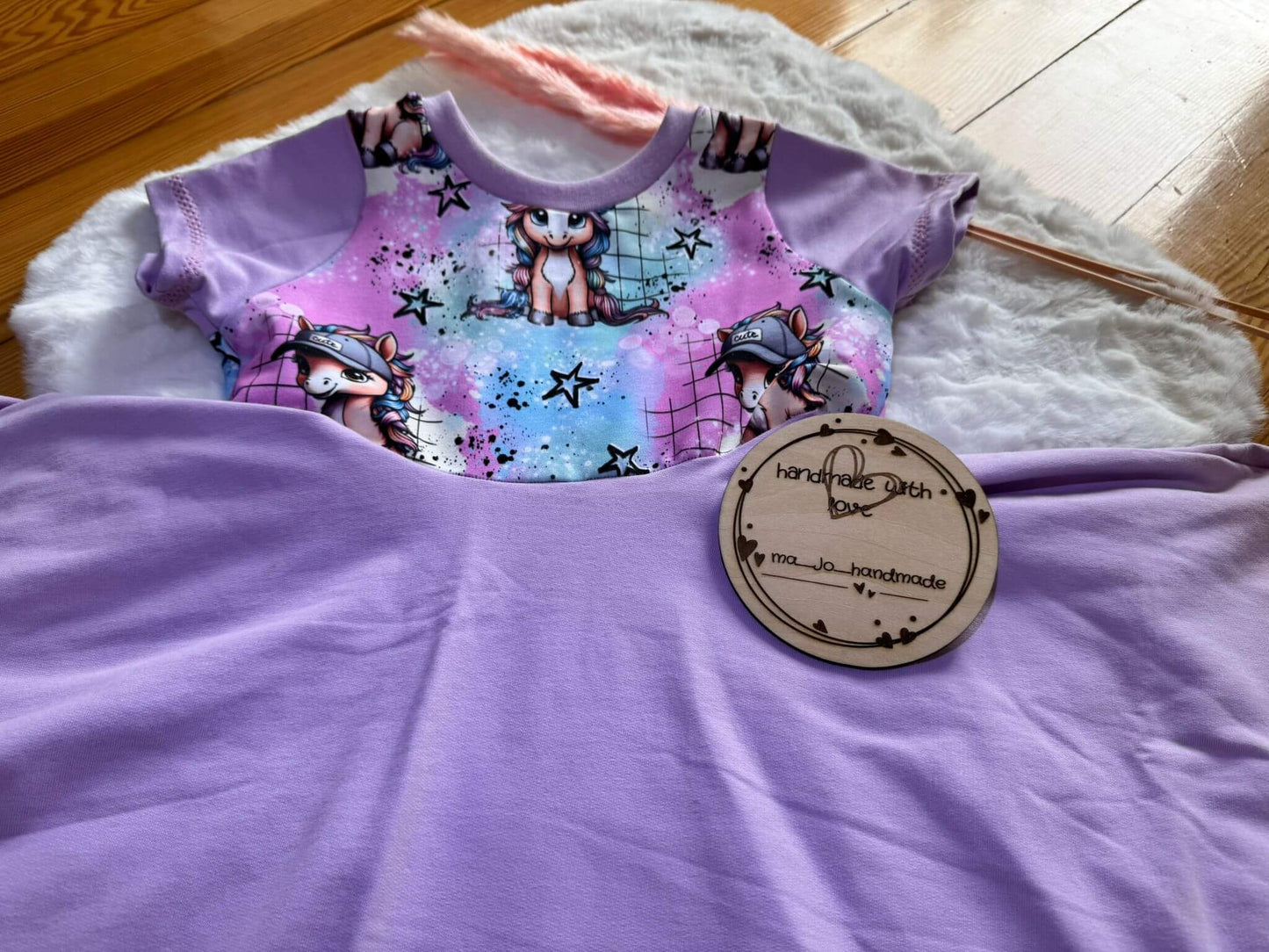 Stoffe Meterware "Cool Pony" - Jersey oder French Terry