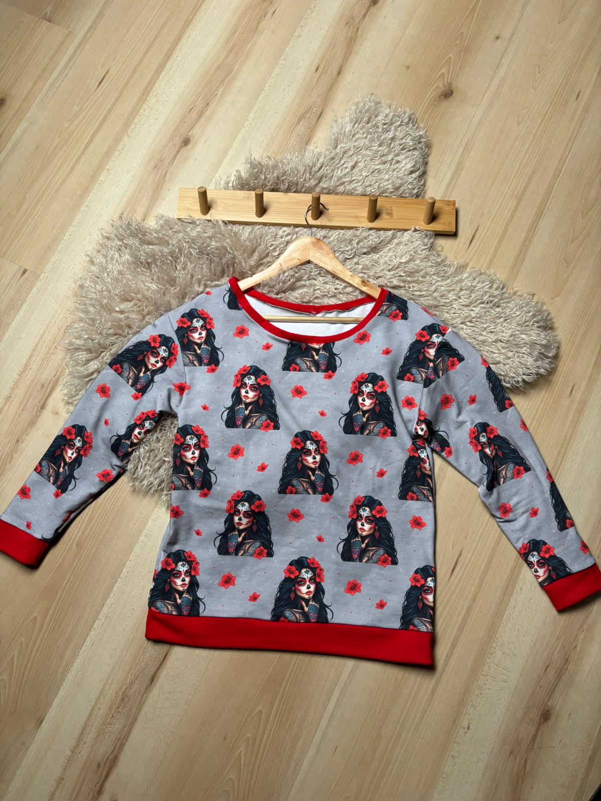 Jersey "la Catrina" grau 0,5m