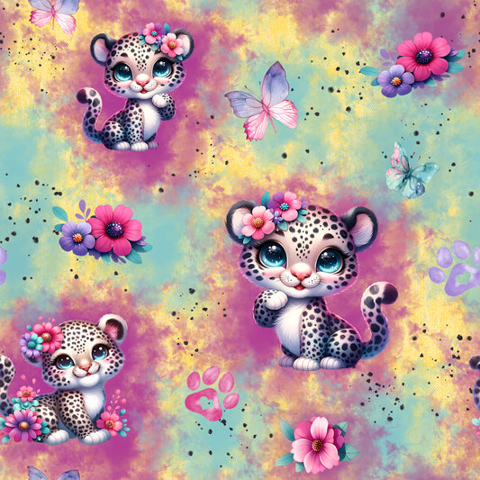 Stoffe Meterware "Baby Leo" - Jersey oder French Terry