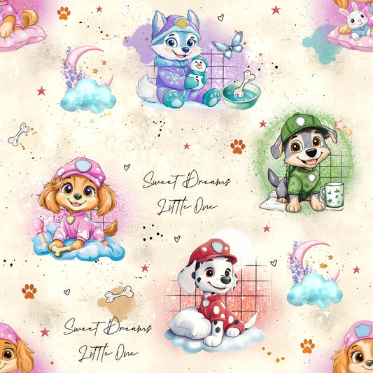 Jersey & French Terry "Sweet Dreams Fellnasen" - Stoffe Meterware