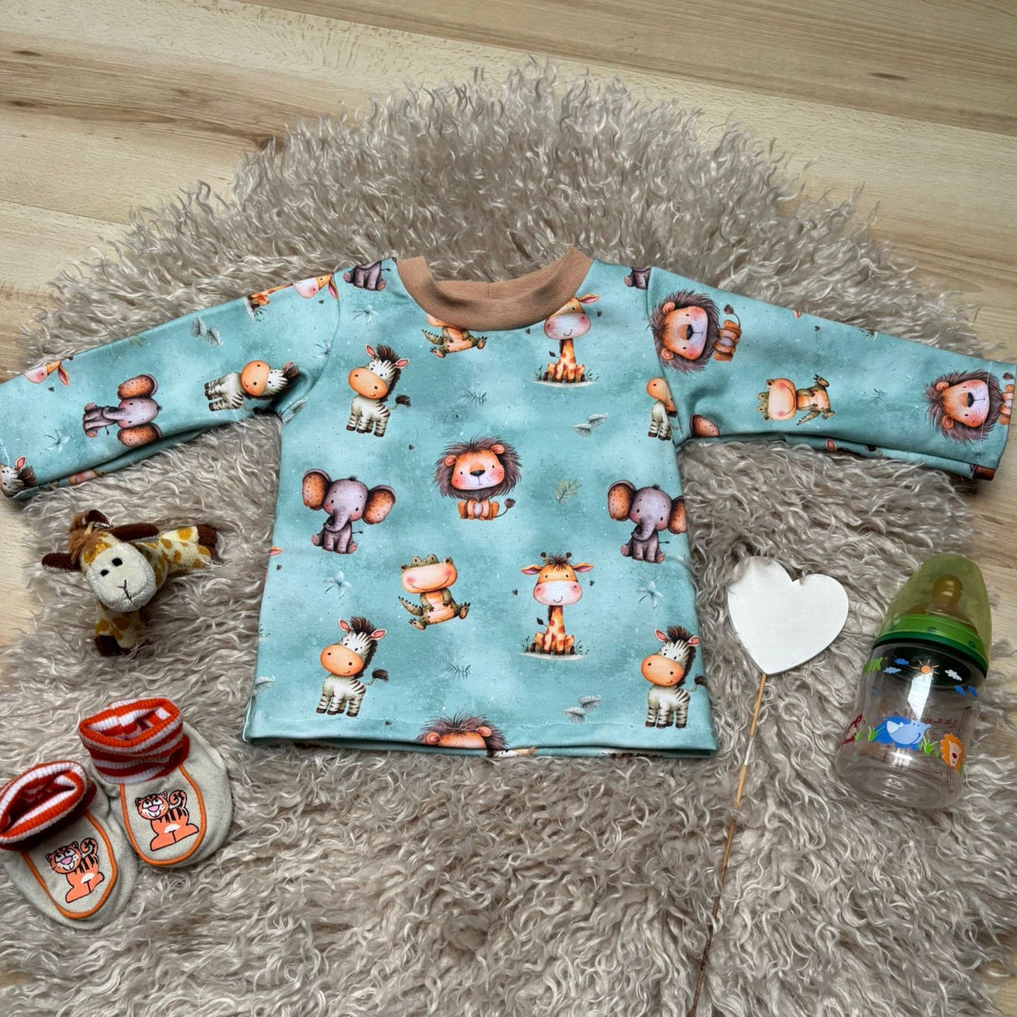 Little Safari | Tiere Stoff Meterware | Kinderstoff