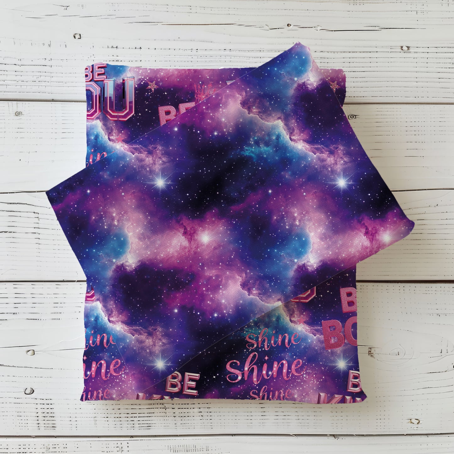 Jersey | French Terry Kombi Stoff „BE YOU"