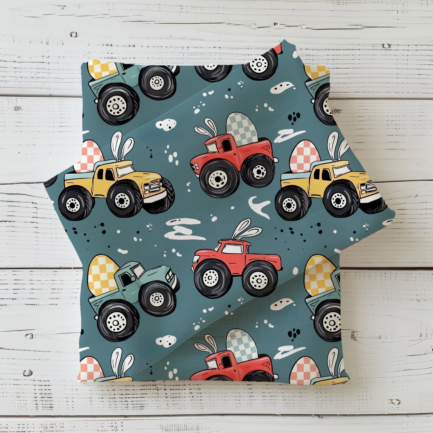 Osterrallye | Oster Stoff Meterware | Baby- und Kinderstoff