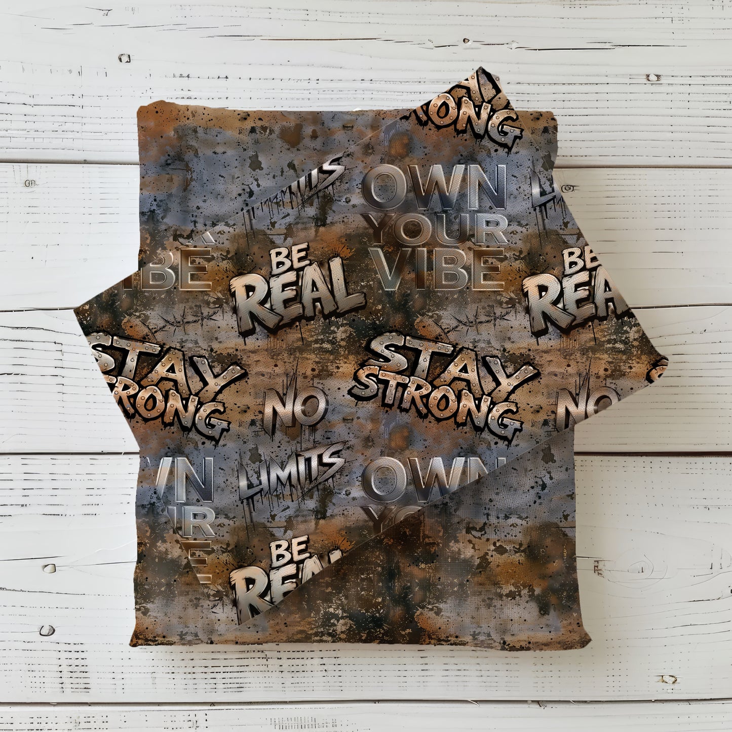 Own Your Vibe | Graffiti Stoff Meterware | Kinderstoff