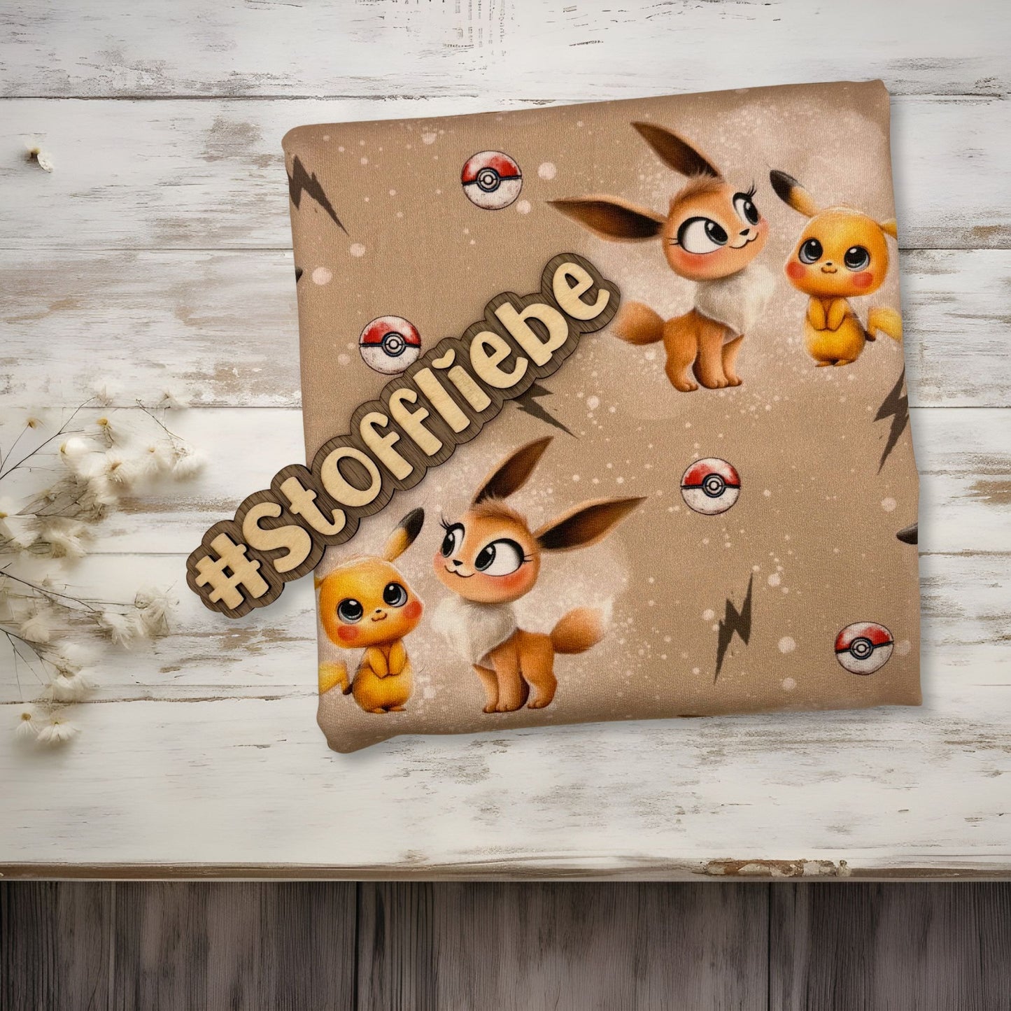 Kinderstoff Jersey "Kulleraugen Kumpel" - 0,5m Meterware