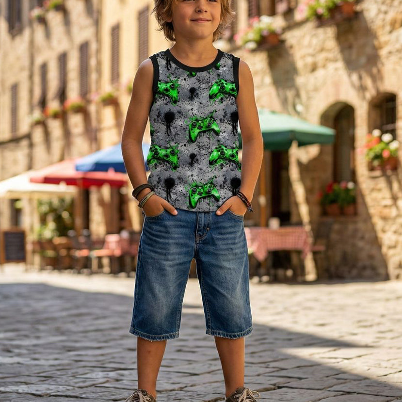 Next Level Gamer | Gaming Stoff Meterware | Kinderstoff