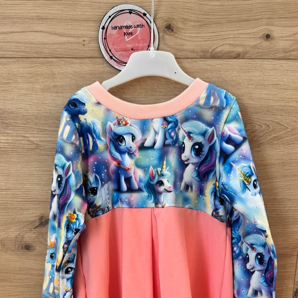 Stoffe Meterware "kleine Ponys" - Jersey oder French Terry